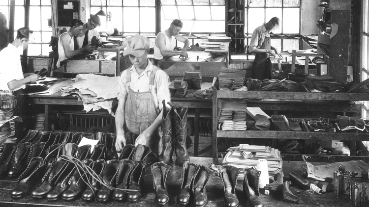 Justin discount boots factory