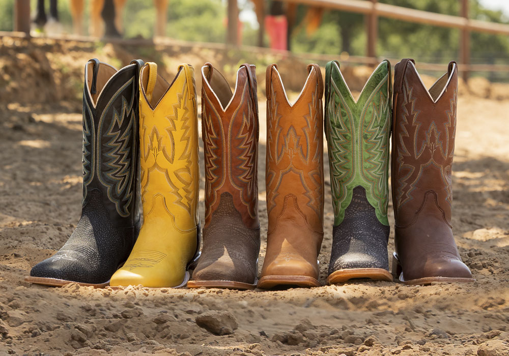 Shop CPX Collection in black,  Boston 13" Whitetail Deer in yellow, Cowman 13" Shrunken Shoulder in tan, Boston 13" Whitetail Deer in cognac (brown), Cowman 13" Shrunken Shoulder in chocolate (brown) and Boston 13" Whitetail Deer in chocolate (brown).