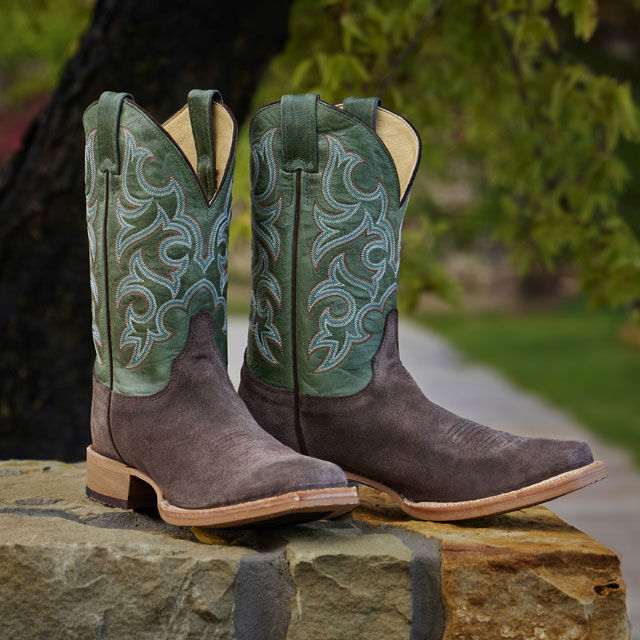 Justin suede cowboy boots 2025