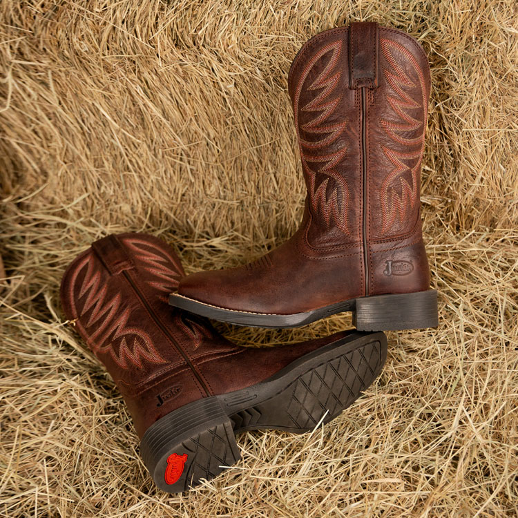 Demeter 11" western boot in Spicy (Brown).