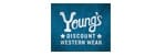 Compre a Justin Boots en el sitio web de Youngs Discount Western Wear