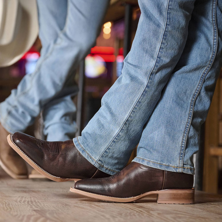 Lyle 12-inch western boots in umber. Shop Lyle.