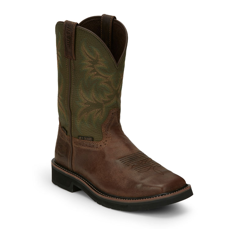 Men's Dark Brown Keaven WP Met Guard Work Boots Model SE4570